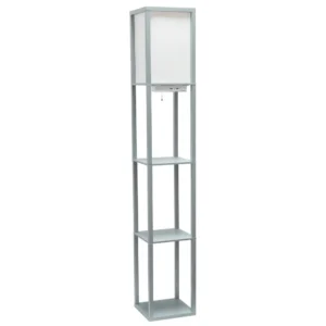 Floor Lamp Etagere Organizer Storage Shelf