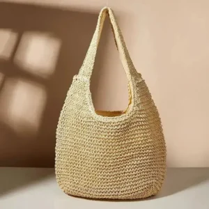 Hand Woven Rattan Tote Bag